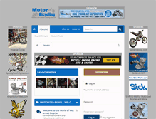 Tablet Screenshot of motorbicycling.com